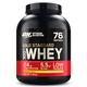 Optimum Nutrition Gold Standard 100% Whey Muscle Building and Recovery Protein Powder With Naturally Occurring Glutamine and BCAA Amino Acids, Banana Cream Flavour, 76 Servings, 2.28 kg
