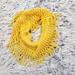 American Eagle Outfitters Accessories | American Eagle Yellow Crochet Knit Scarf | Color: Yellow | Size: Os