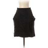 Ann Taylor Casual Skirt: Black Bottoms - Women's Size 4