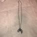 American Eagle Outfitters Jewelry | American Eagle Long Moon Necklace Price Drop On All Items | Color: Silver | Size: Os