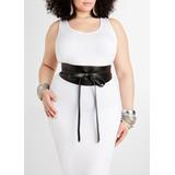 Faux Leather Wrap Around Belt