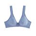 Blair Women's Cotton Front-Close Bra - Denim - 36