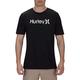 Hurley Herren M One&Only Push-Through S/S Tee T-Shirt, Black/Olive, S