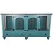 Tucker Murphy Pet™ Stelly Large Double Wide Credenza Pet Crate Wood in Blue | 45 H x 87 W x 31.75 D in | Wayfair B97D2FF7A0BF4A20A2CA42B32696752B