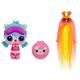 Giochi Preziosi Pop Pop Hair Surprise, Puppenbürsten mit Langen Strähnen aus Stoff, Mehrfarbig