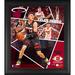 Tyler Herro Miami Heat Framed 15" x 17" Impact Player Collage with a Piece of Team-Used Basketball - Limited Edition 500