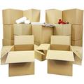 Moving Kit Pack for 3/4 Bedroom - 32 Strong Packing Removal Cardboard Boxes, Roll of Bubble Wrap, 3 Rolls of Brown Tape, Black Pen. FREE NEXT WORKING DAY DELIVERY