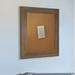 Lark Manor™ Linlin Wall Mounted Bulletin Board Wood/Cork in White | 36 H x 24 W in | Wayfair C63/18.5-30.5