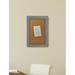 Lark Manor™ Linlin Wall Mounted Bulletin Board Wood/Cork in Brown/Gray | 53 H x 0.75 D in | Wayfair C83/18-48