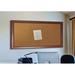 Lark Manor™ Linlin Rope Wall Mounted Bulletin Board Wood/Cork in Brown | 53 H x 17 W x 0.75 D in | Wayfair DRBC5406 32554512