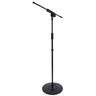 Roadworx Mic Stand Round Base Boom