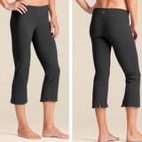 Athleta Pants & Jumpsuits | Athleta - Power Ananda Crop Flare Leggings Xs | Color: Black | Size: Xs