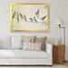 East Urban Home 'Birds Gathered on Wire Paris III' - Picture Frame Graphic Art on Canvas Metal in White | 30 H x 40 W x 1.5 D in | Wayfair