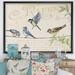 East Urban Home 'Birds Gathered on Wire Paris I' - Picture Frame Graphic Art on Canvas Metal in White | 30 H x 40 W x 1.5 D in | Wayfair