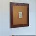 Lark Manor™ Linlin Wall Mounted Bulletin Board Wood/Cork in Brown | 24 H x 24 W in | Wayfair C61/18.5-18.5