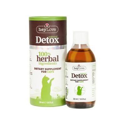 heyLove Natural Detox Dietary Cat Supplement, 8.45-oz bottle