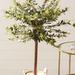 Charlton Home® 43.5" Artificial Olive Tree in Planter Silk/Wood/Plastic in Brown | 54 H x 28 W x 28 D in | Wayfair E4972A16B36C457E8E5E569C83698471