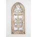 Fleur De Lis Living Architectural Window Wall Décor, Wood in White | 47 H x 21 W in | Wayfair 584CC3CB1584496DBE85EE41FD30F483