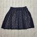 Urban Outfitters Skirts | Cope Urban Outfitters Eyelet Pleated Skirt | Color: Blue | Size: 4