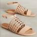 Anthropologie Shoes | Anthro Leather Caged Sandals Corso Como | Color: Cream | Size: 8