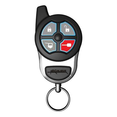 "Excalibur Alarms Auto & ATV Excalibur 4 Button Transmitter Remote Fob Black 141007 Model: 1410-07"