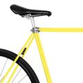 MOOXIBIKE Fresh Yellow Fahrradfolie glänzend für Rennrad, MTB, Trekkingrad, Fixie, Hollandrad, Citybike, Scooter, Rollator für circa 13 cm Rahmenumfang