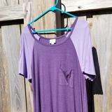 Lularoe Dresses | Carly Hi-Lo Dress | Color: Purple | Size: L