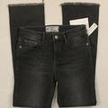 Free People Jeans | 3/$60 Free People Jeans Mid Rise Stretch Faded | Color: Black | Size: 24