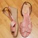 Coach Shoes | Coach | Canvas Espadrilles | Color: Pink/Tan | Size: 9.5