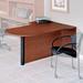 Winston Porter Nabil L- Shape Desk Wood in Brown | 29 H x 71 W x 42 D in | Wayfair RDBS9672 34519848