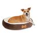 Tucker Murphy Pet™ Eamon Bone Applique Doughnut Polyester in Brown | 5.5 H x 20 W x 16 D in | Wayfair 6B0B0E71259A465E8F846DF118A4AE3C