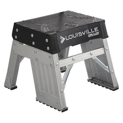 LOUISVILLE AY8001 Step Stand, 1 Steps, 375 lb Load Capacity, 12 in Overall