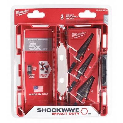 MILWAUKEE TOOL 48-89-9254 SHOCKWAVE Impact Duty 3-Piece Kit, No. 1, No. 2, No. 4