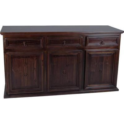 MiaMöbel Mexico Sideboard Massivholz Pinie Kolonialstil Mexiko Möbel Mexikanisch