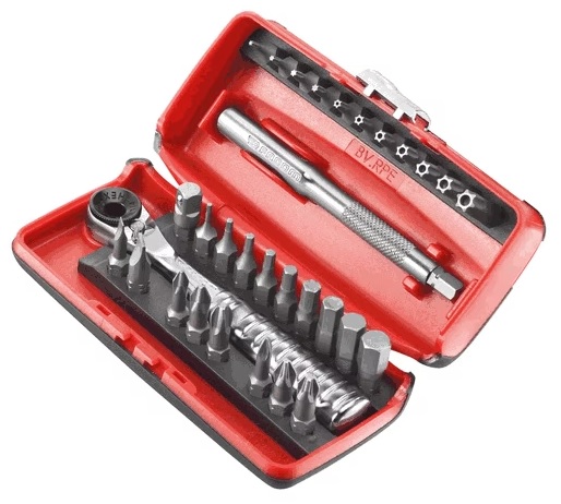 Coffret d'embouts 1/4'' 31 pièces FACOM R.PEJ31PB