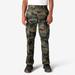 Dickies Men's Flex Regular Fit Cargo Pants - Hunter Green Camo Size 30 32 (WP595)