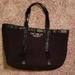 Victoria's Secret Bags | Black And Gold Victoria's Secret Large Tote Bag | Color: Black/Gold | Size: Os