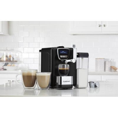 Cuisinart Semi-Automatic Espresso Machine in Black/Brown, Size 10.0 H x 13.5 W x 8.0 D in | Wayfair EM-25