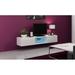 Orren Ellis Pothos Floating TV Stand for TVs up to 78" Wood/Glass in White | Wayfair B59C835D43C64A70B00A2BCC7CC46A97