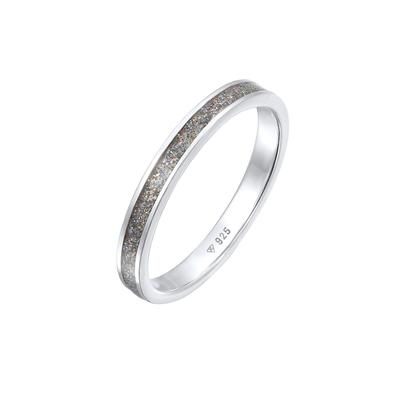 Elli - Stapelring Basic Emaille 925 Silber Ringe 1 ct Damen