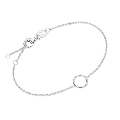 Giorgio Martello Milano - Armband für Charms, Kreis Element, Silber 925 Armbänder & Armreife Damen