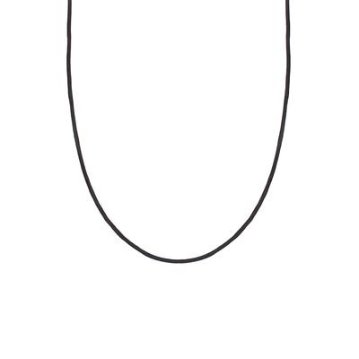 Nenalina Seidenband Kette Basic Kombinierbar 925 Silber 42 Damen