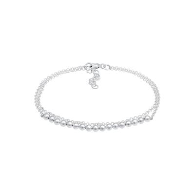 Elli - Basic Layer Kettchen Kugeln Geo Design 925 Silber Armbänder & Armreife Damen