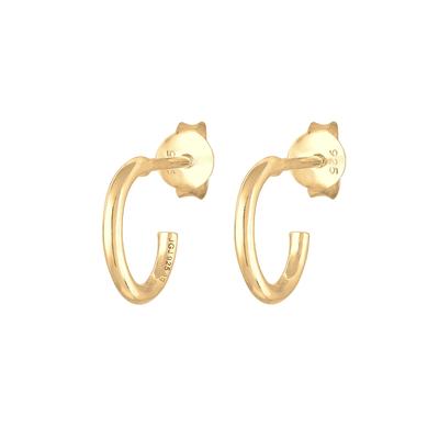 Elli - Basic Timeless Creolen Must-Have Trend 925 Silber 1 ct Damen (49.99 € / 1 ct)