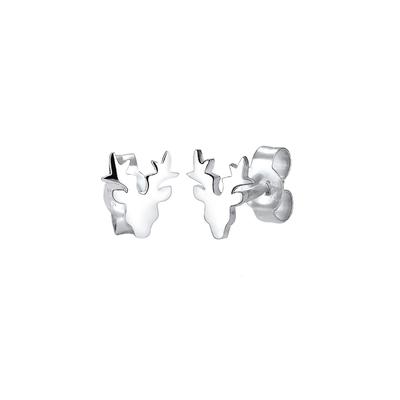 Elli Hirsch Christmas Tier Filigran 925 Silber silberfarben Damen