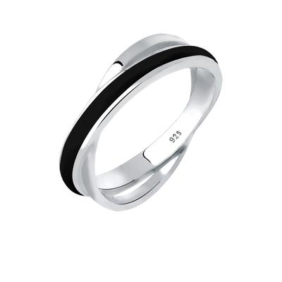 Elli Wickelring Emaille 925 Sterling Silber 60 Damen