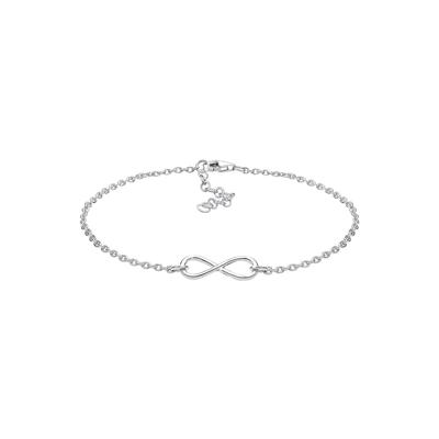 Elli - Elli Armband Basic Infinity Unendlichkeit Symbol 925 Silber Armbänder & Armreife 1 ct Damen