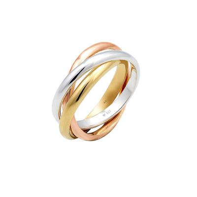 Elli Basic Wickelring Klassisches Design 925 Silber 54 Damen
