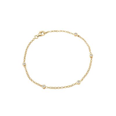 Elli Klassisch Basic Kristalle 925 Silber 17 Damen