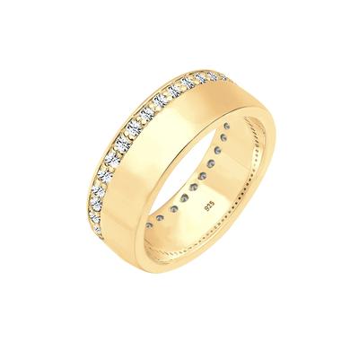 Elli - Bandring 925 Silber, mit Kristallen von Swarovski® Funkelnd 925 Silber Ringe 1 ct Damen (99.99 € / 1 ct)